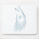 Custom Howling Coyote Logo Mouse Pad