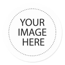 Custom Image Template Round Sticker