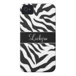 Custom iPhone 4/4S  Zebra Case iPhone 4 Cases