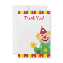 Custom Kids Clown Thank You