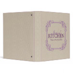 Custom Lace Recipe Binder