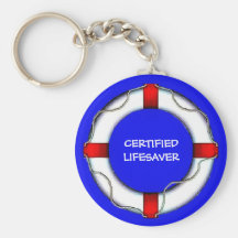 Custom Lake Certified Lifesaver Key Chain