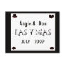 Custom Las Vegas wedding postcard