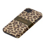 Custom Leopard Print iPhone 4/4S Case Mate Case iPhone 4 Case