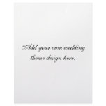 Custom Letterhead Wedding Stationery