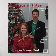 Custom Magazine Cover, Christmas Poster