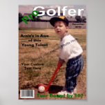 Custom Magazine Cover, Pro Golfer Print