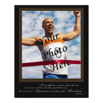 Custom Marathon Poster - Expereince - Brown posters