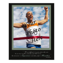 Custom Marathon Poster - Expereince - Green posters