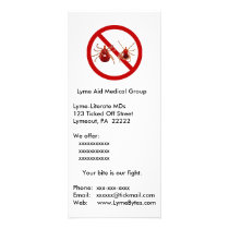 Custom Medical Office Lyme Disease Rack Cards