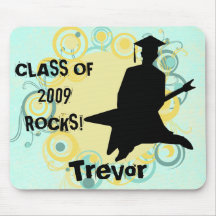 Custom Men's Hip  Graduation Mouse Mat