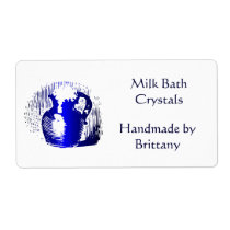 Custom Milk Jug Vintage Art Large Labels labels