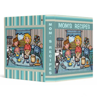Custom Mom's Recipe Binder Scrapbook by jamiecreates1