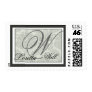 Custom Monogram Damask pattern Stamp