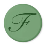 Custom Monogram Magnet