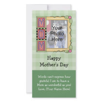 Custom Mother's Day Photo Cards