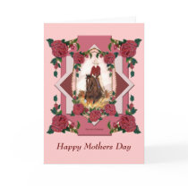 Custom Mothers Day Reining Horse Card