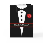CUSTOM NAME Best Man Wedding Thank You Greeting Card