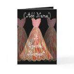 CUSTOM NAME - Bridesmaid ORANGE FLAME Dress