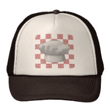 Custom Name Chequered Chef Hat