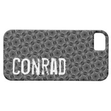 Custom Name  Grey Geometric G604 iPhone 5 Cases