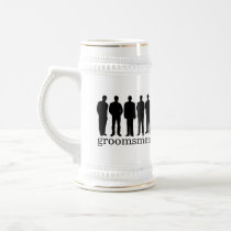 Custom name groomsman bachelor beer stein mug mugs