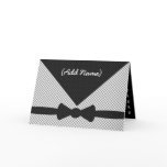 CUSTOM NAME Usher Invitation Checked Envelope Greeting Cards
