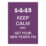 Custom New Year's Eve Party 2013 Invitation