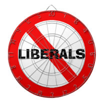 Custom No Liberals Dartboard dartboards