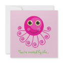 Custom Octopus Big Sister Child's Name invitations
