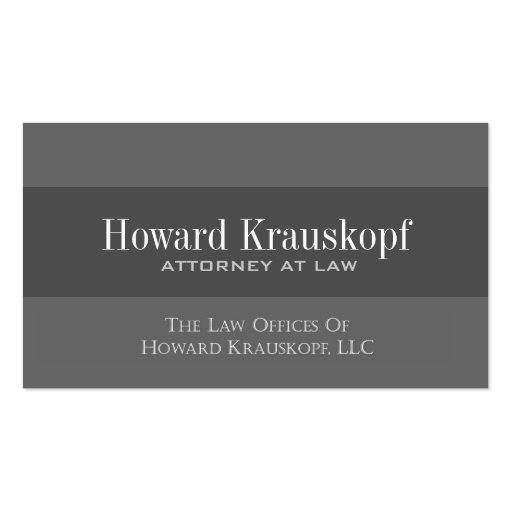 Custom Order - Attorney Business Cards