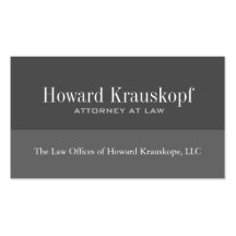 Custom Order - Attorney Business Cards