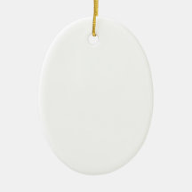 Custom Oval Ornament