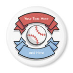 Custom Personalized Baseball Magnets
