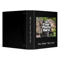 Custom Personalized Digital Photo Add Your Picture 3 Ring Binders