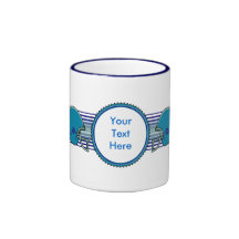 Custom, Personalized Football Helmet  Mugs