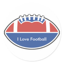Custom Personalized Football Stickers