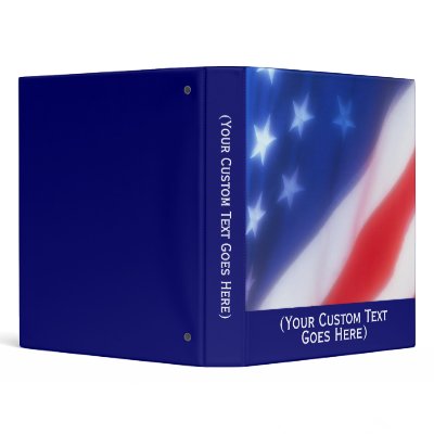 Custom Personalized Patriotic Photo Album or Binde Vinyl Binder by cutencomfy