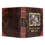 Custom Personalized Photo Album, Vintage Leather binders