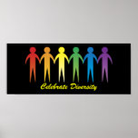 Custom Personalized Rainbow Pride Banners posters