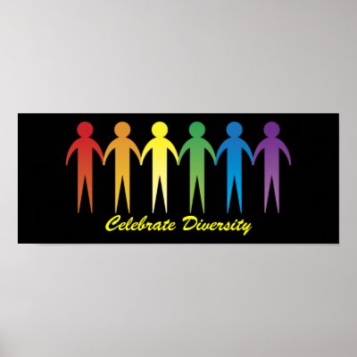 Custom Personalized Rainbow Pride Banners Poster by iheartshop