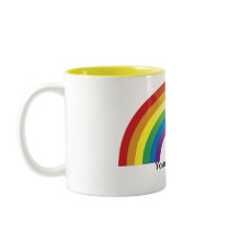 Custom Personalized Rainbow Pride Mugs
