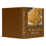 Custom Personalized Recipe Book 3 Ring Binders