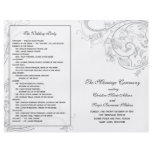 Custom_Pewter Wedding Program