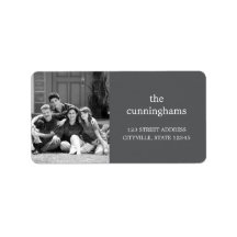 Custom Photo Address Label