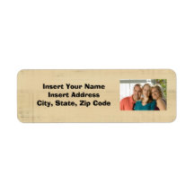 Custom Photo Avery Address Label