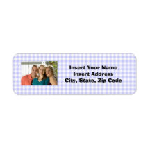 Custom Photo Avery Address Label