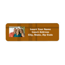 Custom Photo Avery Address Label