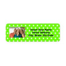 Custom Photo Avery Address Label