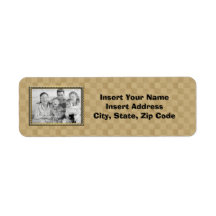 Custom Photo Avery Address Label